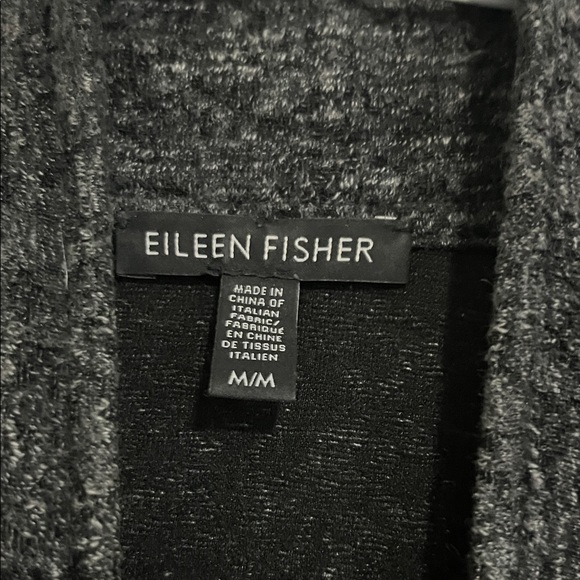 Eileen Fisher Charcoal Gray Women's Blazer - Picture 2 of 9